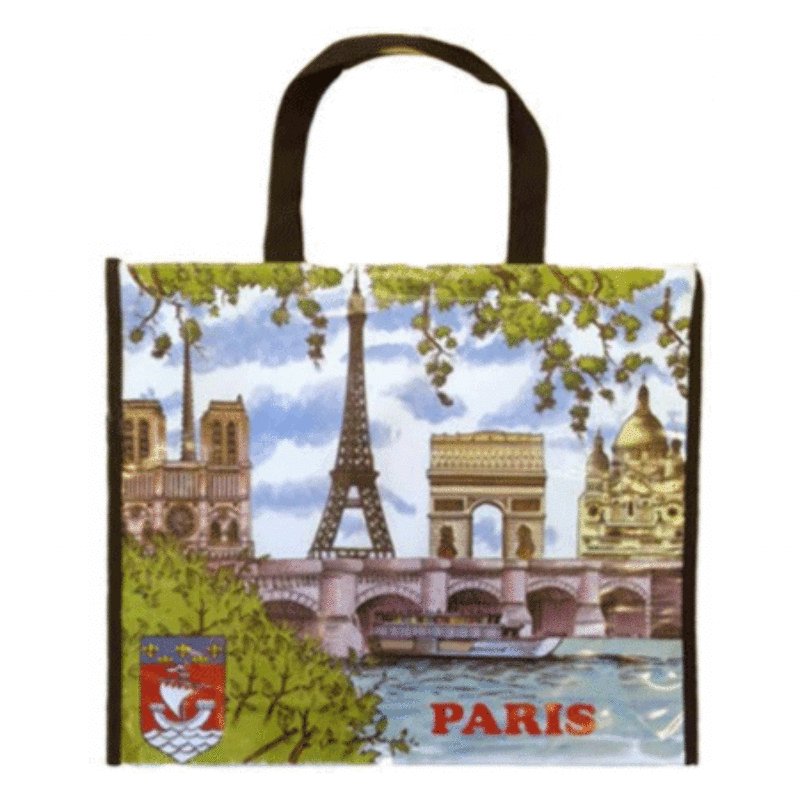 French Tote Bag - Paris Monuments<br>