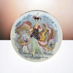 Vintage Limoges D'Arceau Limited Edition Albertine Decorative Plate