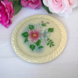 Vintage Avon Spring Bouquet Porcelain Brooch - 1980s Floral Delight - Book Piece