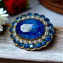 Vintage Sapphire Blue...