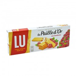 Paille D'Or Raspberry Wafer Cookies by LU