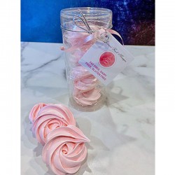 Rose Meringues Cylindrical Box - Délice Glacé