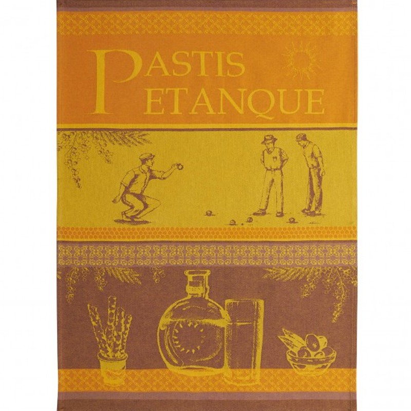 French Dish Towel - Pastis Petanque - Coucke