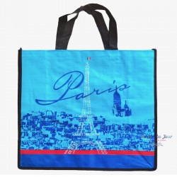 French Tote Bag - Paris Blue