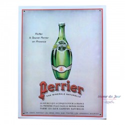 Embossed Tin Sign - Perrier...