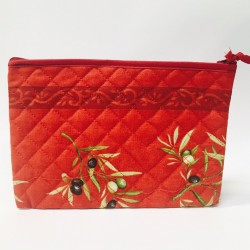 Provence Pouch - Baux Olives Red - Medium