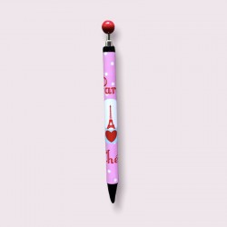 Paris Push Pen - Pink