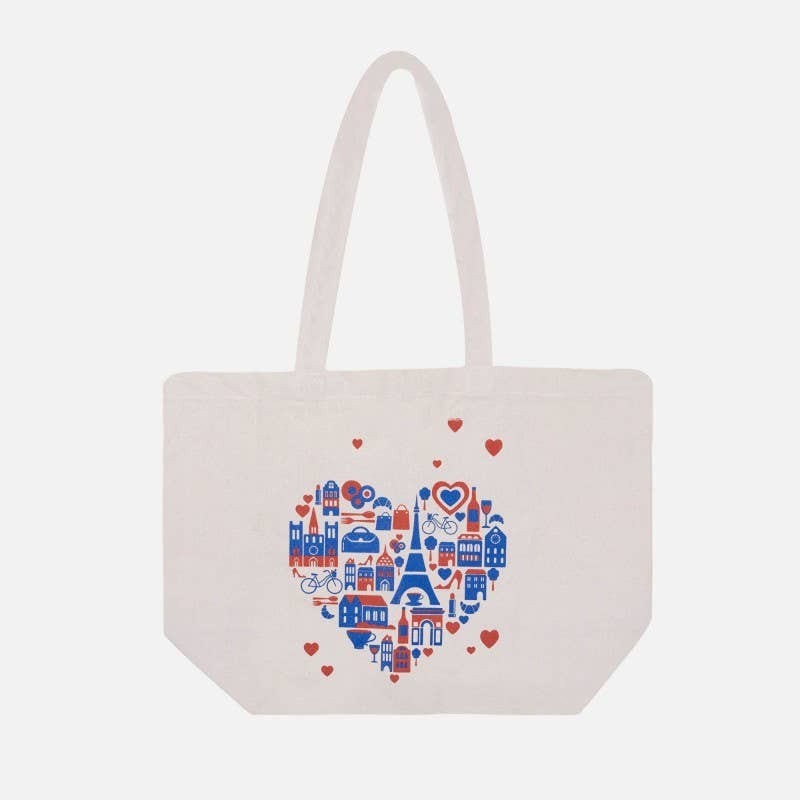 French Tote Bag - Paris in my Heart