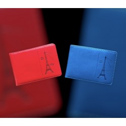 Paris Faux Leather Card Holder - Tour Eiffel