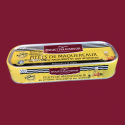 Mackerel Fillets in Muscadet Wine - Les Mouettes d'Arvor