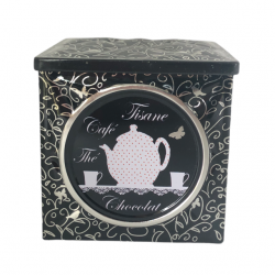 French Collectible Cube Tin...